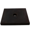 Ankerplatte 200x200x10 flach ø36 mm