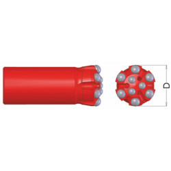 Bohrkrone Rockmore R32 ø 45 mm ballistic