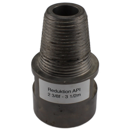 Reduktion F:2 3/8 API zu M:3 1/2 API