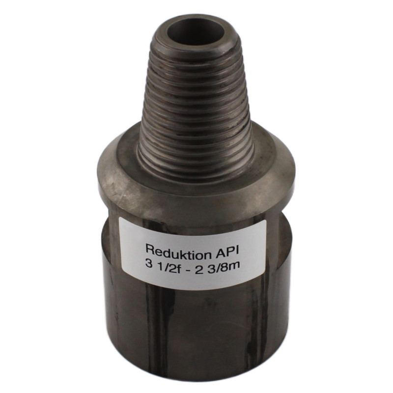 Reduktion F:3 1/2 API zu M:2 3/8 API