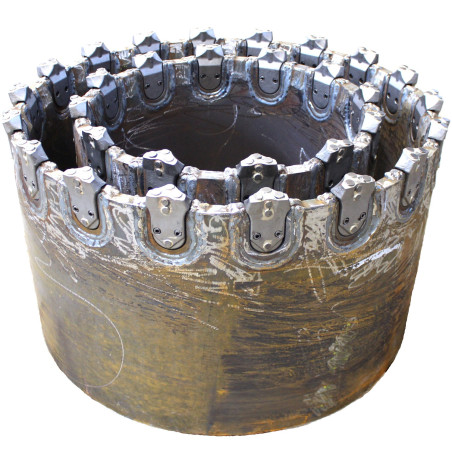 Schneidring ø 700 mm, L: 0.5 m inkl. Wechselstollenhalter