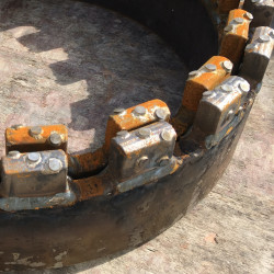 Schneidring ø 700 mm, L: 0.5 m für Anschweissstollen
